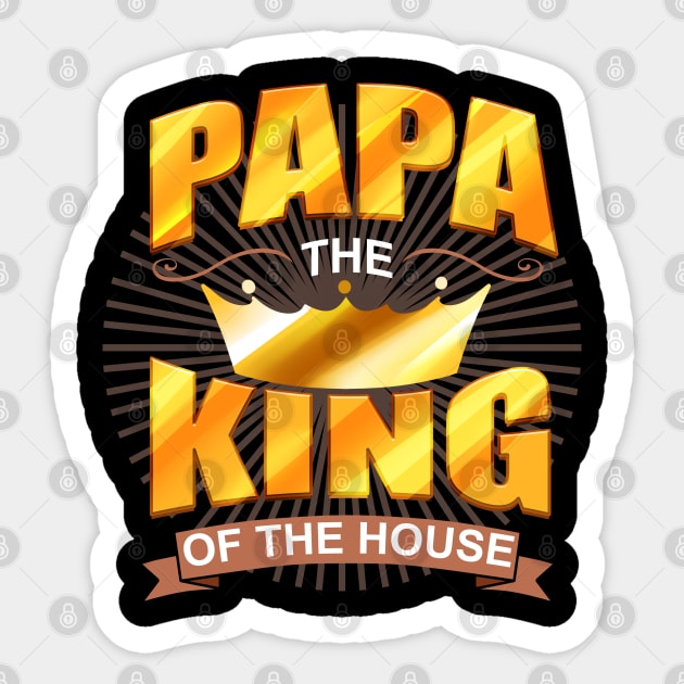 Papa The King Sticker by creative